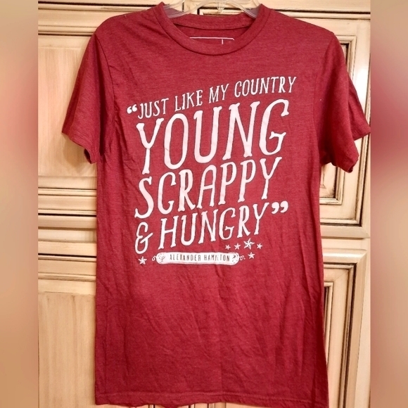Hamilton Tops Hamilton Alexander Hamilton Show Tshirt Young Scrappy
